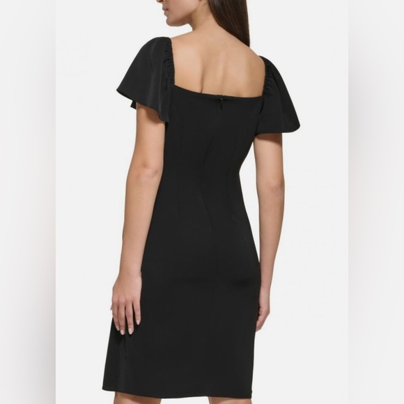 DKNY Black Wrap Dress - Picture 4 of 11